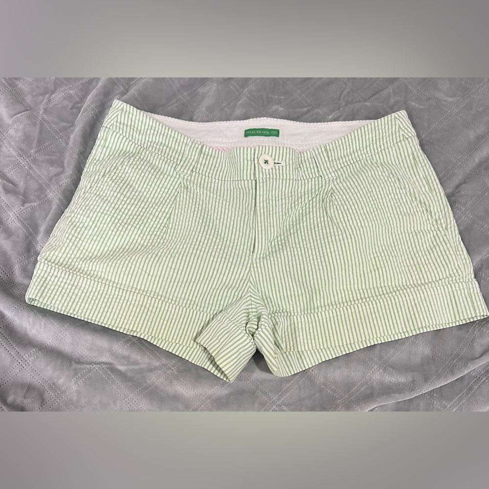 Size 2 Lilly pulitzer palm beach fit seersucker shorts
